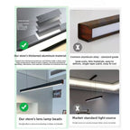 Architectural Linear Pendant Light – CRI97 High Color Accuracy